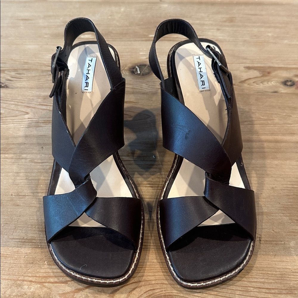 Tahari Nikola Dark Brown Size 7.5 NEW NEVER WORN